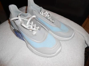 Nautica Comfort NavTech Sneaker Shoes US Size 10 Powder Blue  Light Gray - Picture 1 of 5