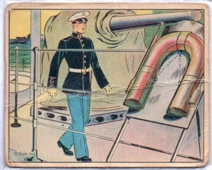 Sea Duty 1941 Gum Inc Uncle Sam Marine #30 - WW2 War Card - Picture 1 of 1