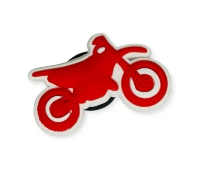GRIPITCO Motocross, Croc Charms, Charms, Racing Charm, Kids Shoe, Honda, Red Bike, MX