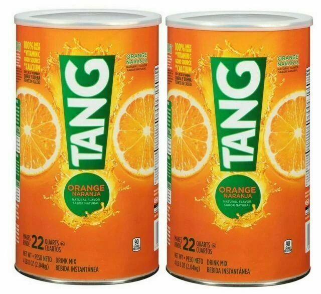 Tang Orange Powdered Drink Mix - 2 Canisters