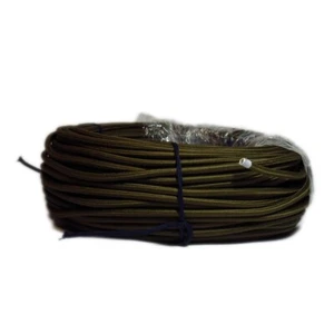 Bipolar Kabel 2x0,75 mit Stoffbeschichtung Militärgrün M-Verkauf - Bild 1 von 1