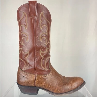 NOCONA Hombres (9.5D) Botas de Vaquero de Cuero Punta Occidental Rodeo Boho EE. UU. 30403 Foto 1 de 4