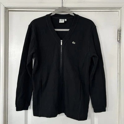 Cárdigan suéter de colección Lacoste con cremallera para mujer talla 4 (EU36) tejido Francia preppy en muy buena condición Foto 1 de 4