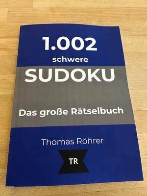 1.002er Sudoku schwer: Das große Rätselbuch für Profis - Bild 1 von 4