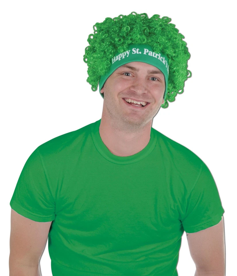 Beistle Happy St Patrick's Day Wig - St. Patricks | Party Supply | Decoration - Image 1 of 1