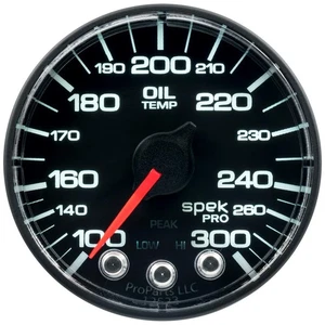 AutoMeter P322328 Spek-Pro Digital Stepper Motor Oil Temp Gauge - Picture 1 of 9