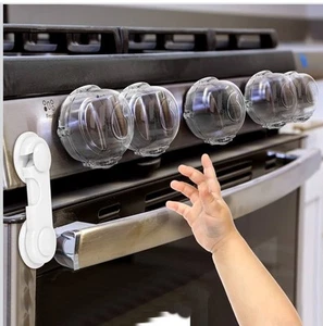 Mom's Choice Gold Awards Winner - Stove Knob Covers for Child Safety (5 + 1... - Picture 1 of 9