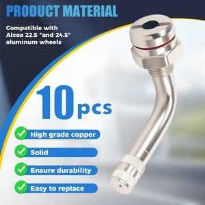 10Pcs Valve Lever Copper Truck Wheel Valve Lever Easy to Replace Car Tyre amkjf - Picture 1 of 11