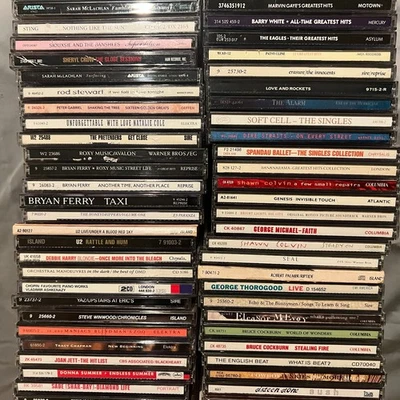 70 CD Lot - Bon Jovi Bush George Michael  U2 + More 80s & 90s NM Pristine Discs! - Image 1 of 4