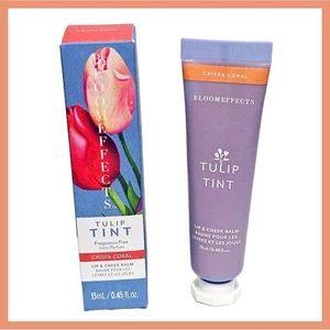 Bloomeffects Tulip Tint Lip and Cheek Balm CRISPA CORAL 13ml/0.45 fl oz Full Sz - Picture 1 of 9
