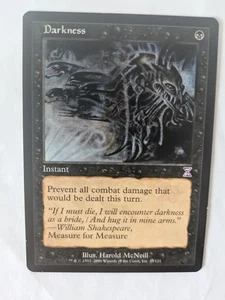Darkness Time spiral MTG NM Free shipping with tracking - Picture 1 of 2