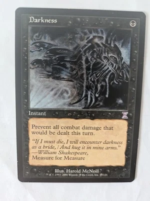 Darkness Time spiral MTG NM Free shipping with tracking - Image 1 of 2