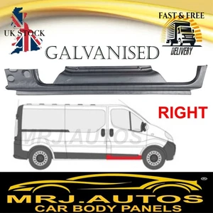 FOR VAUXHALL VIVARO RENAULT TRAFIC 01-14 UNDER FRONT DOOR SILL REPAIR PANEL RIGH - Picture 1 of 7