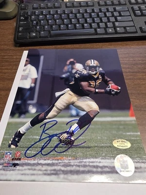 8 X 10 АВТОГРАФ РЕГГИ БУШ НОВЫЙ ОРЛЕАН СВЯТЫЕ - Изображение 1 из 4