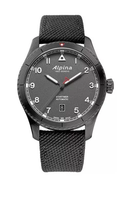 Reloj Hombre Suizo Automático Startimer Piloto Gris Correa Goma 41mm Foto 1 de 3