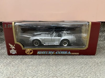 * ROAD LEGENDS 1/18 1964SHELBY COBRA 427 S/C СЕРЕБРО ЛИТОЙ АВТОМОБИЛЬ * FW - Изображение 1 из 4
