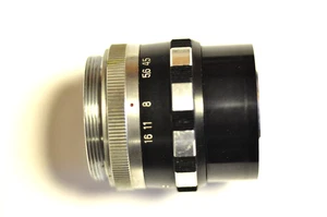 Vintage Perfex Anastigmat "Zebra" 135mm f4.5 lens. - Picture 1 of 4