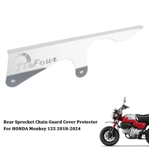 Heckkettenkettenschutzschutzschutz für Honda Monkey 125 2018-2024 Silver' - Bild 1 von 12