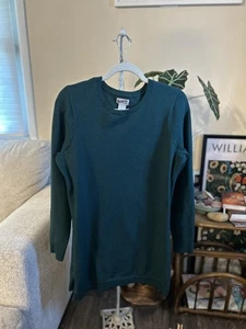 Suéter Duluth Trading Túnica Top Vestido Coolmax Mujer Grande Manga Larga Pullover - Imagen 1 de 5