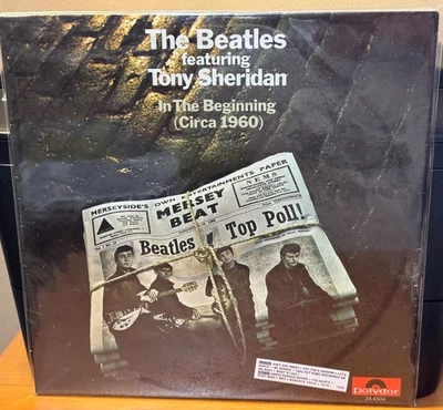Beatles Featuring Tony Sheridan In The Beginning SEALED Vinyl LP W/ RARE Hype Foto 1 de 3