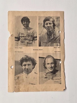 Autogramm von Rallyeweltmeister Walter Röhrl handsigniert Norisring Programmheft - Bild 1 von 4