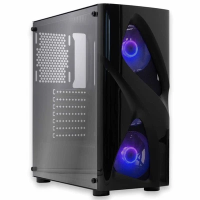 Case Gaming RGB ATX Micro-Atx Mini Itx Tower Cabinet Computer PC Game - Image 1 of 4