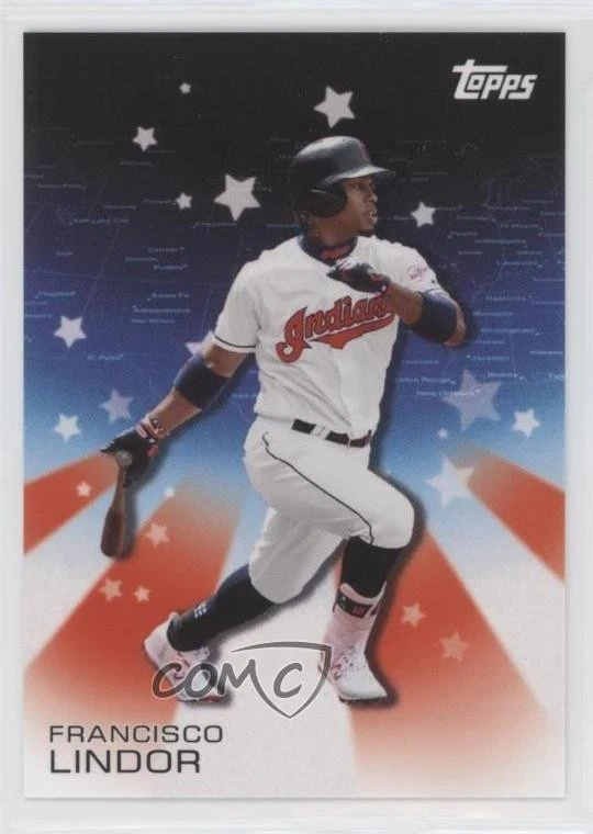 2020 Topps Throwback Thursday #TBT Online Exclusive /369 Francisco Lindor #169 - Image 1 of 2