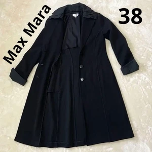 Max Mara Black Wool Overcoat for Fall/Winter Perfect Condition - Picture 1 of 12