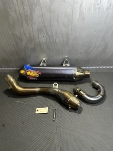 FMF 4.1 RCT Titanium Full Exhaust Husqvarna FE450 KTM SX-F 450 2016-2019 - Picture 1 of 21