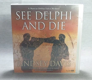 See Delphi And Die Lindsey Davis Audio Book 10 Cd Brand New Sealed - Picture 1 of 2