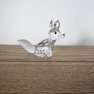 Rare Swarovski Silver Crystal Fox Figurine Ornament - Picture 1 of 7