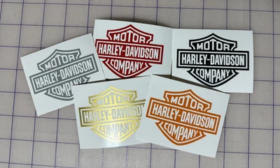 VINYL CENTRAL Harley Davidson Vinyl Decal Sticker Car Truck Motorcycle Bike Helmet Laptop