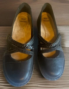 Earth Origins Tamara Toriana schwarze flache Mary Jane-Schuhe Damengröße 7-1/2 M - Bild 1 von 7