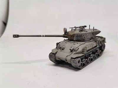 1/72 GRAY Sherman Tank M4a3e8 Painted Finished Model gift - Image 1 of 4
