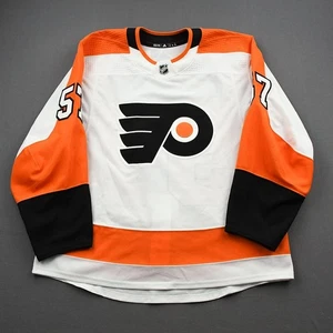 2020-21 Wade Allison Philadelphia Flyers Game Used Worn NHL Hockey Jersey - Picture 1 of 4