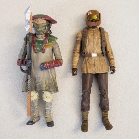 Star Wars Action Figure Black Series Constable Zuvio Resistance Trooper Cover