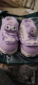 Sanrio Kuromi Women Slippers Size 8-8.5 Ships From USA - Picture 1 of 2