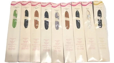 VTG Talon Polyester Zipper 9" Lot Of 9. 8 9" 1 22" Multiple Colors NOS - Image 1 of 4