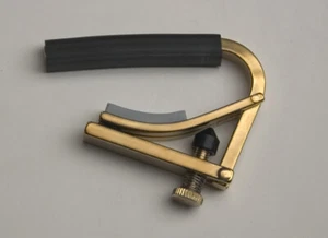 Shubb C3B 12-string Guitar Capo, Brass Finish - Picture 1 of 1