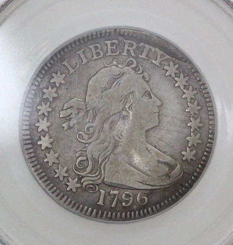 1796 25C DRAPED BUST SILVER QUARTER PCGS F12 Cover