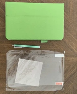 Slim Leather Case For Samsung Galaxy Tab 10.1 Inch SM-T530 Green - Picture 1 of 2