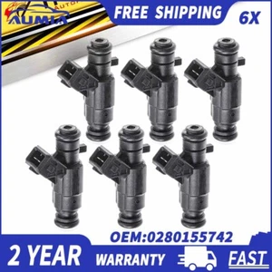 A-Premium 6x Fuel Injectors for Mercedes-Benz C E-Class W202 S210 W210 SL R129 - Picture 1 of 8