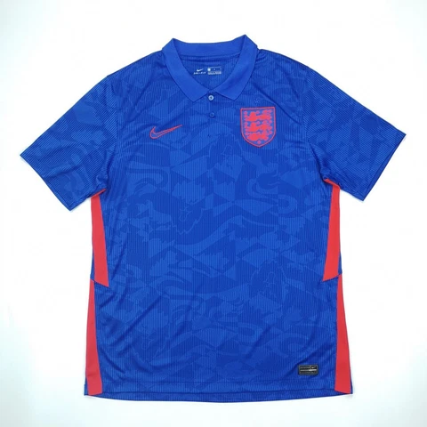 England 2020 2021 2022 Away Football Shirt Soccer Jersey Blue Nike CD0696-430 Cover