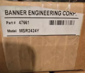 Banner Engineering MSR2424Y Mini-Screen Light curtain 47661 - Picture 1 of 3