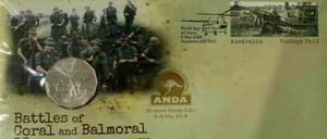 Battle of Coral and Balmoral Anda 2018 Brisbane Money Expo precio de compañía - Imagen 1 de 1