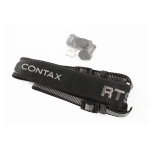 [MINT] CONTAX RTS III Original BLACK NECK & SHOULDER STRAP FOR CAMERA - Picture 1 of 6