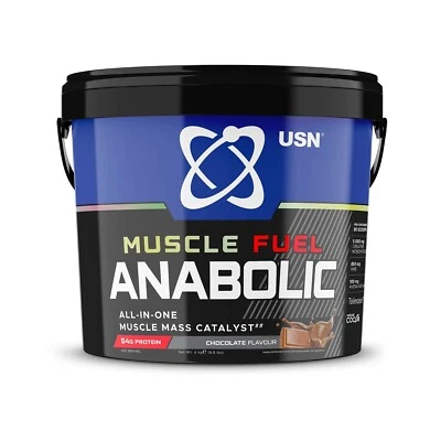 USN Muscle Fuel Anabolic - All-In-One Mass Gain Protein Shake | 2 & 4kg Tubs