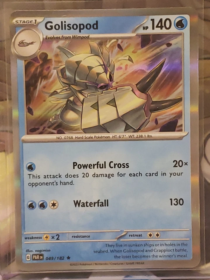 Golisopod 049/182 Rare Sv04: Paradox Rift Holo - Image 1 of 1