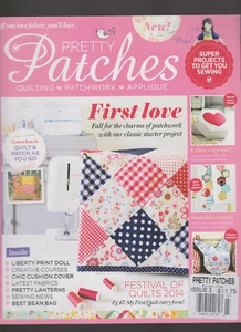 PRETTY PATCHES UK MAGAZINE QUILTING PATCH WORK APPLIQUE ISSUE 3 JAN/FEB - Picture 1 of 1