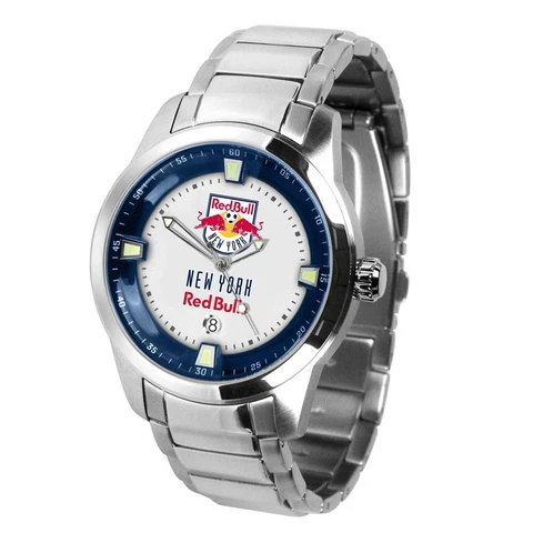 Mens New York Red Bulls Watch Stainless Steel Titan Watch Cover